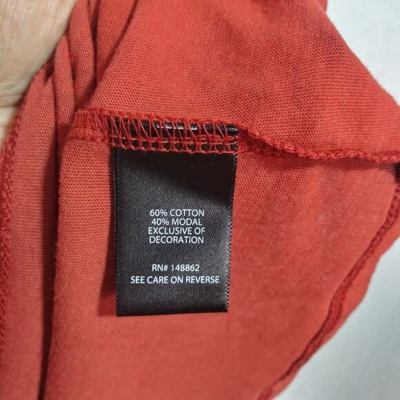 Torrid Super Soft Hot Sauce Crochet Tee Short Sleeve Size 5X - Picture 7 of 8